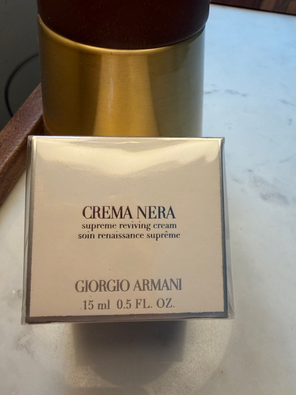 Giorgio Armani Crema Nera Supreme Reviving Cream-15ml 🆕 sealed